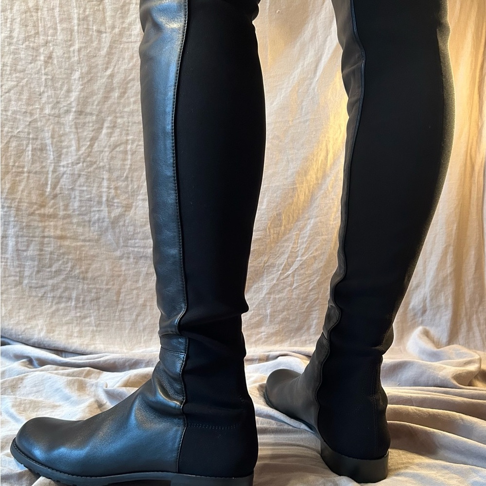 Stuart Weitzman sz 9 Iconic 5050 Classic sexy elegant strong must-have boots NIB - Picture 12 of 15